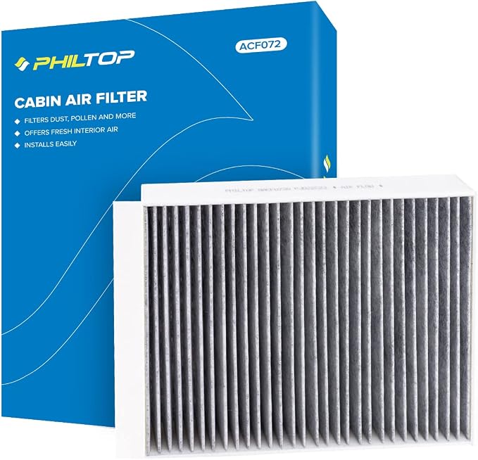 PHILTOP Cabin Air Filter, ACF072 Replaces by PHILTOP