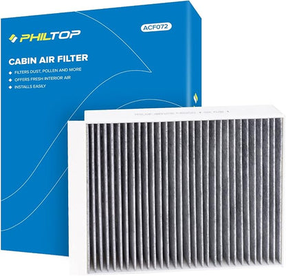 PHILTOP Cabin Air Filter, ACF072 Replaces by PHILTOP