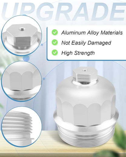 Fuel Filter Housing Cap Fit for GM Duramax 6.6L L5P 2017 2018 2019 2020，Fit for - Image 3