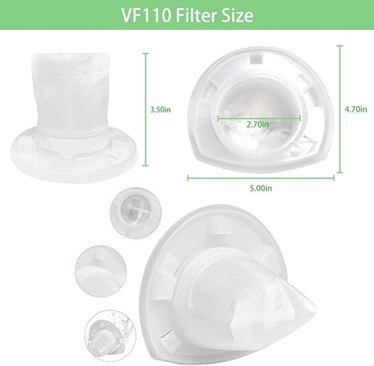 4 Pack Replacement Filter for Black & Decker Power Tools VF110 Dustbuster - Image 4