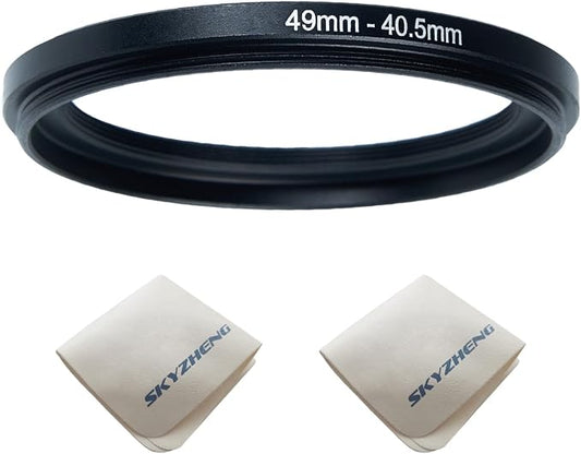 49mm Lens to 40.5mm Camera Lens Adapter 49mm to 40.5mm Step Down Ring Adapter by SKYZHENG