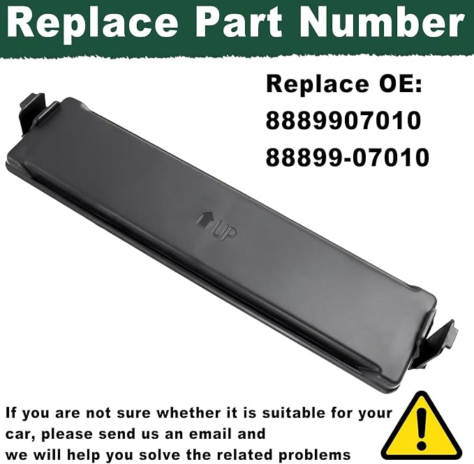 AC Cabin Air Filter Plate Cover Door Panel Fit - Image 4