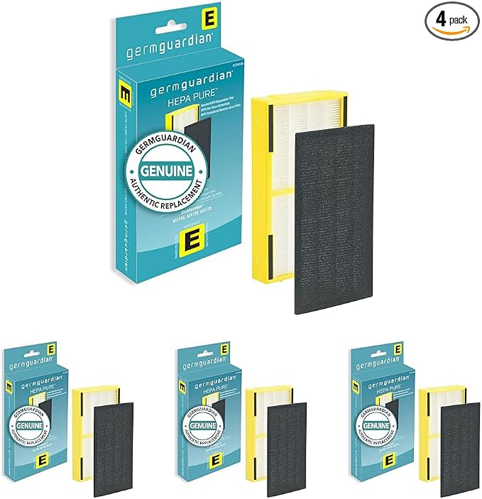 Germ Guardian FLT4100 True HEPA Genuine Air Purifier Replacement Filter E by GuardianTechnologies