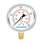 MEASUREMAN 2-1/2inch Dial Size, Liquid Filled Pressure Gauge, 0-200psi/kpa by MEASUREMAN