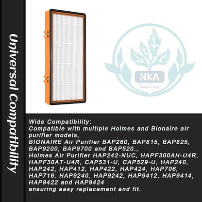 NKA AER.1 HAPF30AS for Holmes Air Purifier 3-in-1 Smoke Grabber HEPA Activated - Image 3