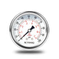 2-1/2" Dial Size, 0-100 Psi Pressure Gauge, Glycerin Liquid Filled, 1/4" NPT by SCTSNSR