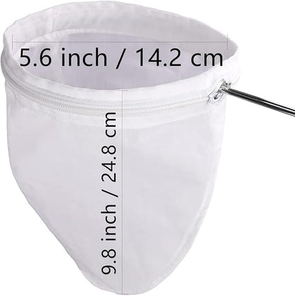 WMKGG Ultra Fine Mesh Strainer Bags, Reusable Mesh Filter Bags - Image 8
