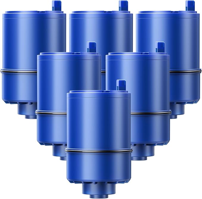 6 Pack Water Filter Replacement Compatible by Cabiclean