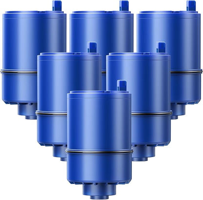 6 Pack Water Filter Replacement Compatible by Cabiclean