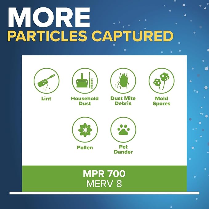 Filtrete 23.5x29.5x1 AC Furnace Air Filter, MERV 8, MPR 700, Tough on Pollen - Image 4