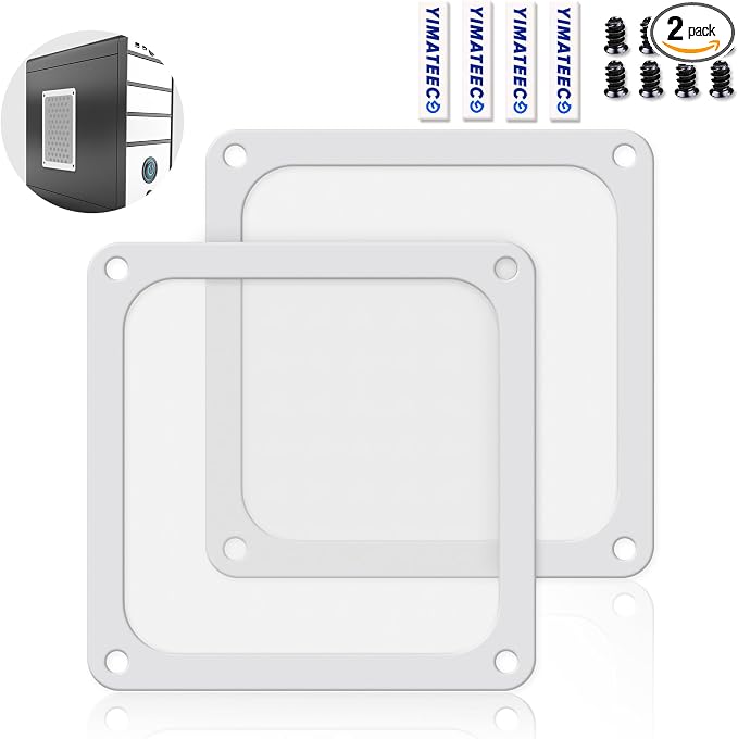 Dust Filter PC 140mm for Computer Cooler/PSU/Routers Nylon 80 Mesh, Magnetic by YIMATEECO