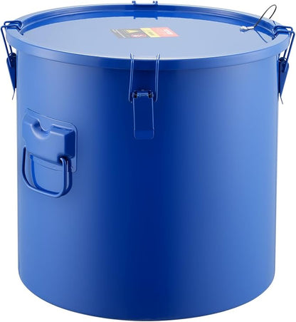 VEVOR Fryer Grease Bucket, 8 Gal Oil Disposal Caddy Carbon Steel Fryer Oil - Image 9
