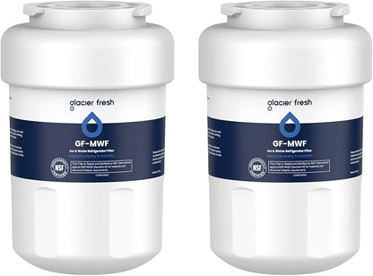 GLACIER FRESH Replacement for MWF Refrigerator Water Filters, SmartWater MWFP by GLACIERFRESH