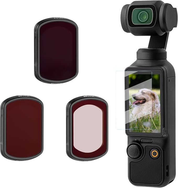 Haoge 3-Pack ND Filter Set for DJI Osmo Pocket 3, by haoge