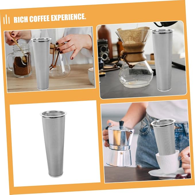 Angoily Stainless Steel Cold Brew Coffee Filter - Image 9