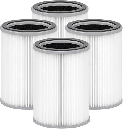 Nispira 3-in-1 True HEPA with Activated Charcoal Replacement Filters, by Nispira