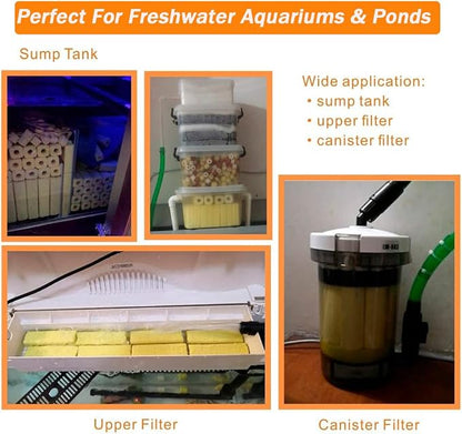 hygger 6.2-Inch Long Aquarium Bio Media Ceramic Filter Media Blocks - Image 4