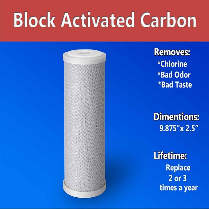 1 Standard Coconut Shell Block Carbon & 1 Four Layers of Filtration - Image 5