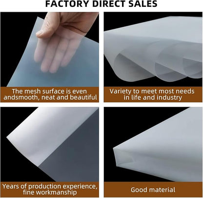 2Pcs Nylon Mesh Filter Cloth 39.4 x 39.4in– 400 mesh Fine Mesh Fabric Sheet - Image 3