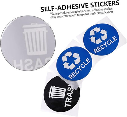 DOITOOL 8pcs Waterproof Trash Can Stickers - Image 7