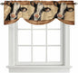 Farmhouse Cow Tie Up Valance Curtains by Unknown