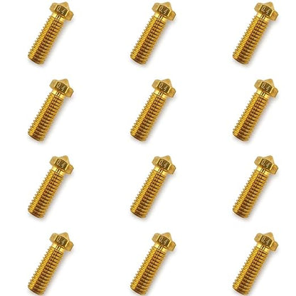 12Pcs Volcano Nozzles 0.4mm, Vyper Nozzles M6 Thread Hotend Extruder Volcano - Image 3