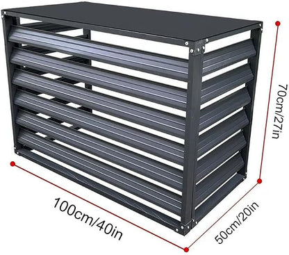 Outdoor Privacy Screen, Metal Air Conditioner Fence Cover - Image 4