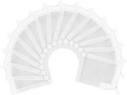 AQUANEAT Aquarium Filter Media Bags 15pcs Fish Tank Extra Fine 100 Micron Mesh by Aquaneat
