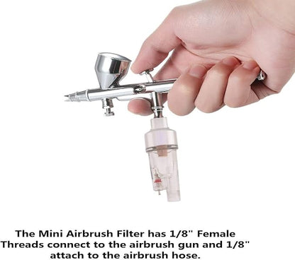 ABESTAIR Airbrush Filter in-line Water Moisture Trap Mini Air Filter Water Oil - Image 4