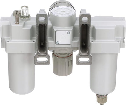 PneumaticPlus SAU400-N06G-MEP Compressed Air Filter Regulator Lubricator Combo - Image 8
