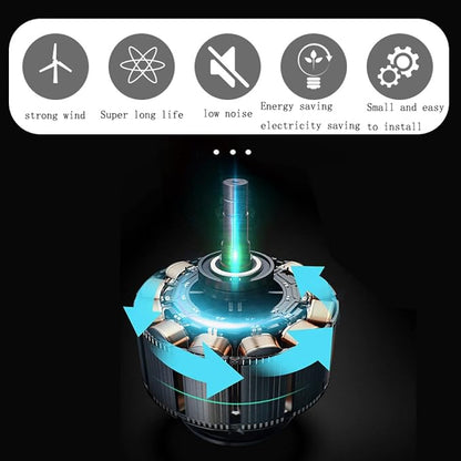 Inline Extractor Duct Fan with Speed Controller 3 Inch/75mm Air Diffuser - Image 4