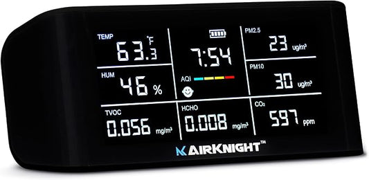 AirKnight Premium Indoor Air Quality Monitor Indoor & Air Quality Sensor. VOC by AirKnightMonitoring