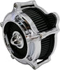Harley Air Cleaner Turbine Intake Chrome Filter Kit Cnc Cut by Unknown