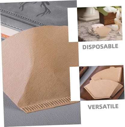 Luxshiny 200pcs Unbleached Disposable Coffee Filters - Image 3