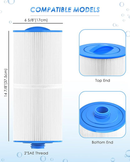 PACETAP Spa Filter Replaces for Unicel 6CH-960, 2 Pack Hot Tub Filter - Image 2