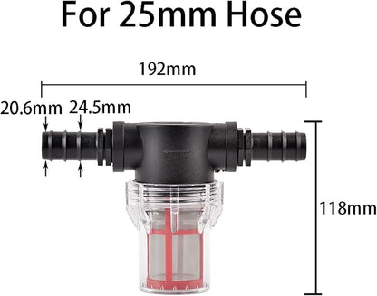 Garden Home 40-200 Mesh Large Flow Visible Filter Connector to Barb 16mm 20mm - Image 2