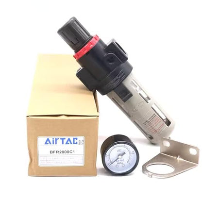 Compressed Air Pressure Filter Regulator Airtac BFR3000-C 3/8'' NPT 0-140 PSI - Image 6