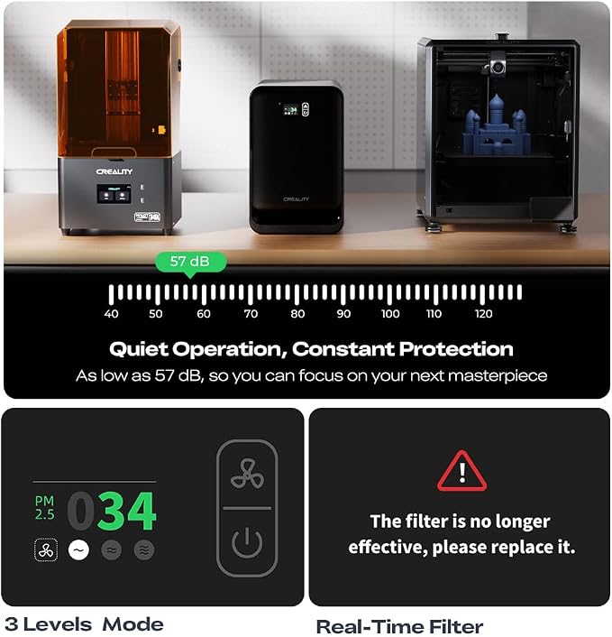 Creality Air Purifier for 3D Printer, Smoke Purifier - Image 6
