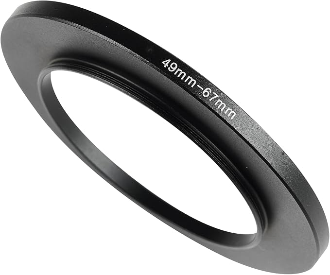 49-67mm Metal Step-Up Ring Adapter Compatible by Unknown