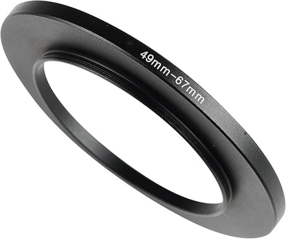49-67mm Metal Step-Up Ring Adapter Compatible by Unknown
