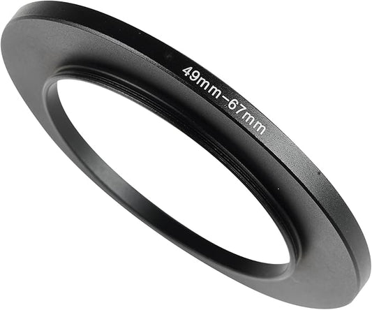 49-67mm Metal Step-Up Ring Adapter Compatible by Unknown