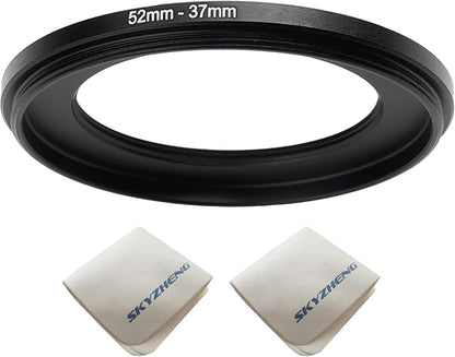 52mm Lens to 37mm Camera Lens Adapter 52mm to 37mm Step Down Ring Adapter Ring by SKYZHENG