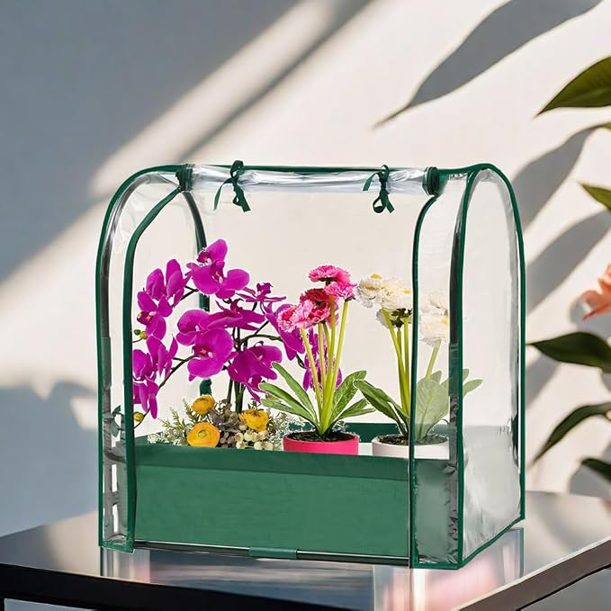 Mini Tabletop Garden Greenhouse Nursery Plant Cover Tent Humidity Domes - Image 5