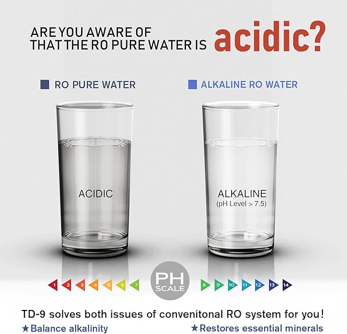 Frizzlife TD-9 Alkaline Remineralization Under Sink Inline Water Filter - Image 4
