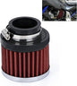 PTNHZ Universal Red Neck 1.5" 38mm Car High Flow Cold Air Intake Air Filter by PTNHZ+RACING