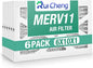 6 Pack Updated 6x10x1Air Filter, pertain Merv 11 HVAC Pleated A/C Furnace by Unknown