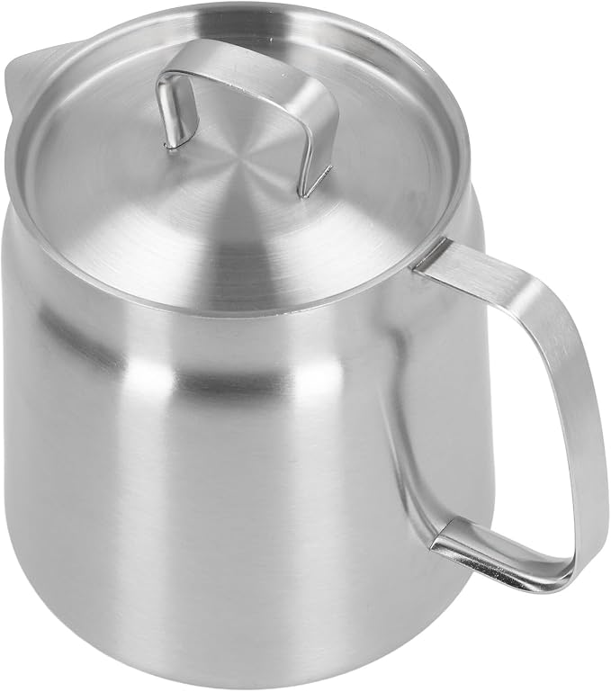 Oil Strainer, Bacon Grease Container Large Capacity Deep Fryer and Strainer Cup by fosa