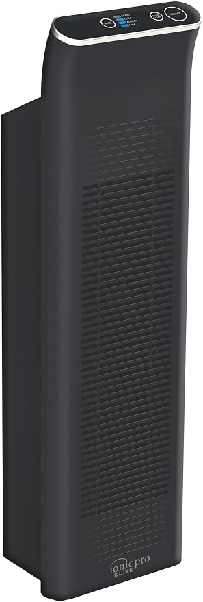 Ionic Pro Platinum Air Purifier Tower, Never Replace Filters, Quiet Negative by IonicPro11326