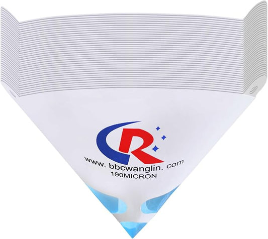 50 Pack of Paint Strainers, Paint Filter Strainer Paper Cone by CRCHRWLIN