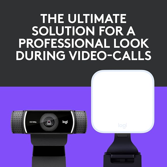 Logitech C922x Pro for Creators Litra Glow - The Ultimate Solution for a Professional Look During Video-Calls